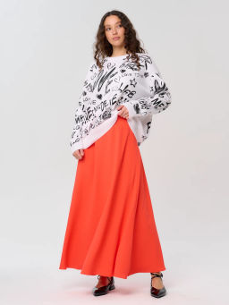 Юбка женская 12421-38008 orange