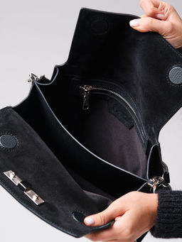 Замшевая сумка Rachel DBR 31361 черный фото 13