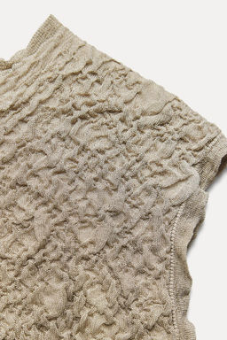 CREASED-EFFECT KNIT TOP - Zara фото 10
