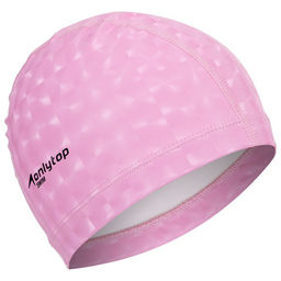 Шапочка для плавания взрослая ONLYTOP, тканевая, обхват 54-60 см
