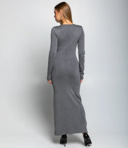Платье #КТ25114, серый