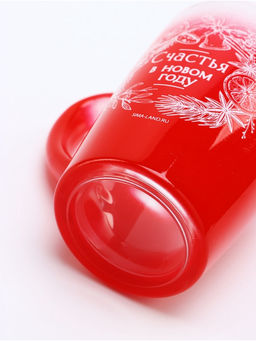 Кружка новогодняя стеклянная Счастья в Новом году, 300 мл