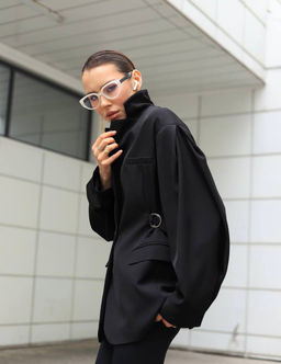 Пиджак оверсайз с завязками, Артикул: 135771