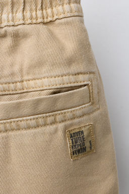 LOOSE-FITTING BERMUDA SHORTS WITH ELASTIC WAIST - Zara фото 4