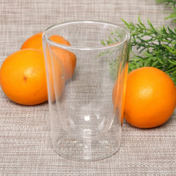 Стакан стеклянный с двойными стенками 350мл "Хай-Тек" 8,6*12см