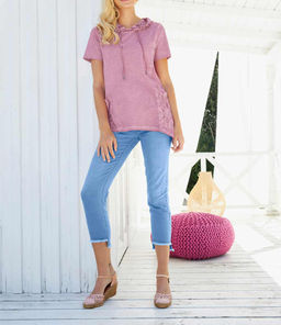 Блуза, розовая - Linea tesini фото 5