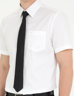 Beyaz Slim Fit K_sa Kollu Klasik G_mlek - Pierre cardin фото 6