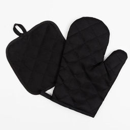 Кухонный набор Доляна Апельсины прихватка 17*17 см, варежка-прихватка 26*16 см, 100% п/э  фото 3