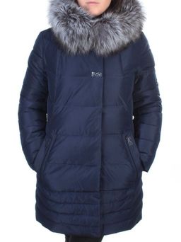 15-298 DK. BLUE Пальто зимнее женское (200 гр. холлофайбера) - Fashion фото 2
