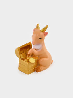 Фигурка "Козочка с сундуком", 5.5 х 4,8 см