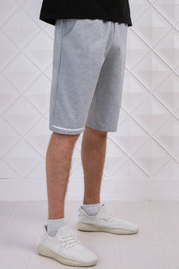 Арт. 6374 Шорты мужские 46-54 (5 шт) Цвет:серый меланж