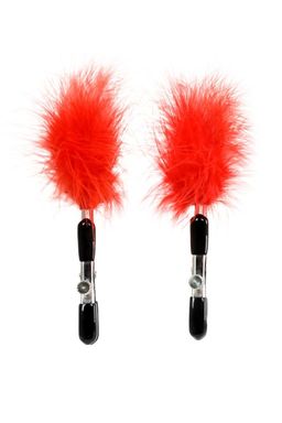 Зажимы для сосков TOYFA Theatre, металл, красный