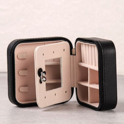 Шкатулка для украшений 10x10x5 см / SP01109 /уп 100/_ (Черный) - Галеонтрейд фото 7