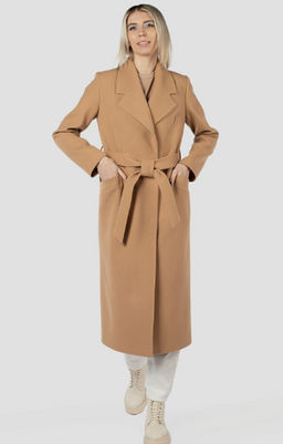 ПАЛЬТО ЖЕНСКОЕ ДЕМИСЕЗОННОЕ (ПОЯС) - El podio фото 3