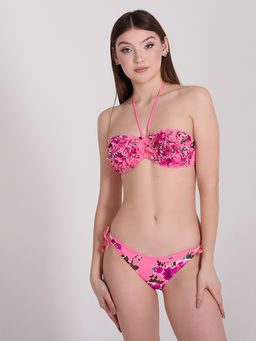 Купальник с цветочным принтом - Almond фото 3