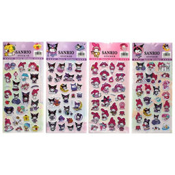 3D наклейки Sanrio "Kuromi and friends" (10*22 см), mix