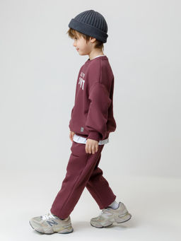 КР 302802/коричневый 1614 к632 джемпер (свитшот) для мал