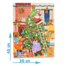 Пазл со скретч слоем Новогодняя компания, 99 деталей - Puzzle time фото 2