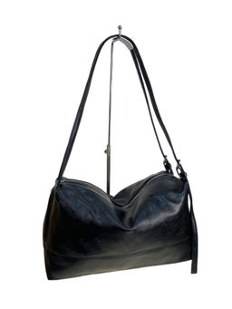 Женская сумка из искусственной кожи, цвет черный