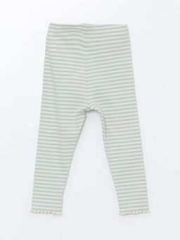 Beli Lastikli ?izgili K?z Bebek Pijama Alt - Waikiki фото 2