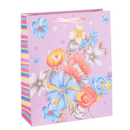 Цена за 12 шт. Пакет подарочный 32x26x10 / 8821M /уп 12/480/ (Голубой) - Галеонтрейд фото 3