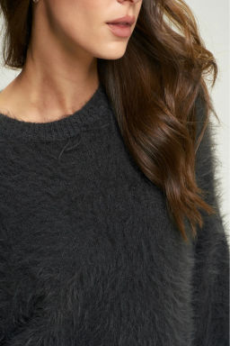 Джемпер Fluffy Dark Grey - Erist store фото 4