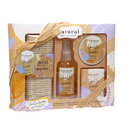 Подарочный набор Natural Botanique: мыло 80 г, мист 120 мл, масло 50 мл, мочалка - Simaland фото 2