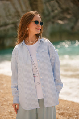 Рубашка женская Blue Stripes - Captain's mate фото 14