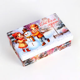 Набор подарочных новогодних коробок 10 в 1 «Новогдние каникулы», 32.5×20×12.5 - 12×7×4 см