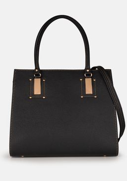 Сумка Модель №1436 | кожзам | гладкий | черный | Р900-1 | 31431