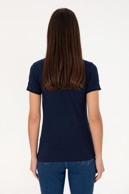 Kad_n Lacivert Basic Ti__rt - U.s. polo assn фото 5