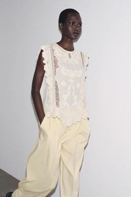 ZW COLLECTION SHIRT WITH RUFFLED CHEST