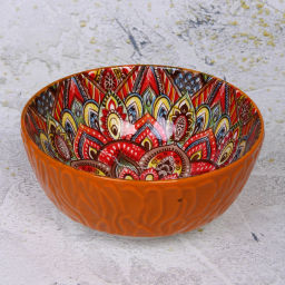 Салатник керамический "Марракеш" оранж 16*7,5см