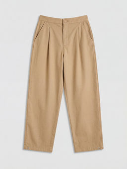 Mom Fit K?z ?ocuk Pileli Pantolon