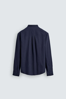 CAMISA EFECTO ARRUGADO / Azul - Zara фото 8