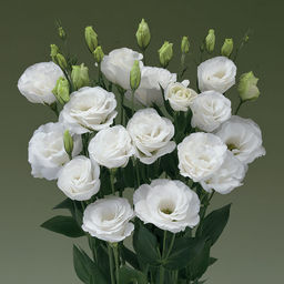 5197D Эустома крупноцветковая Арена F1 I Вайт 5шт