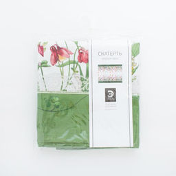 Скатерть Этель Луговые цветы 110х150 см, 100 % хлопок, саржа 190 гр/м2  фото 5