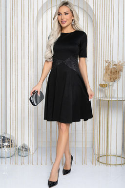 Платье Эрин (черный блеск) П12185-10 - Lt collection фото 6