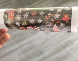 Рождественские рулонные наклейки на стекло 50х70см - Family фото 2