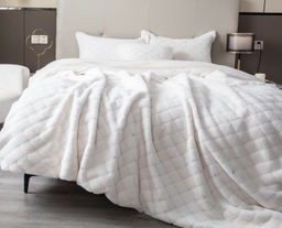 Покрывало декоративное Shinshilla point (светлый крем) 160х220