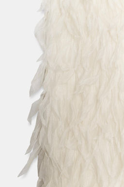 FALDA PLUMAS ZW COLLECTION LIMITED EDITION / Crudo - Zara фото 4