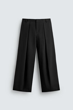 PINSTRIPED PLEATED TROUSERS - Zara фото 19