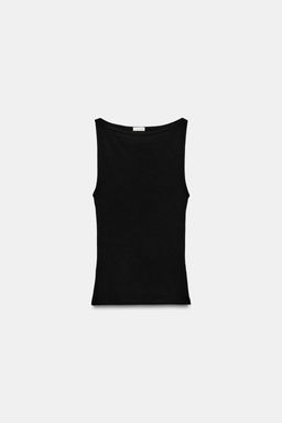 CAMISETA MINIMAL MANGA SISA / Negro - Zara фото 4