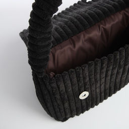 Сумка молодёжная на магните, 25.5×4.5×18.5 см, чёрная