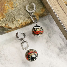 Серьги из муранского стекла