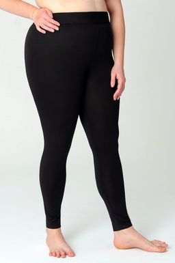 Арт. 394 Лосины длинные большого размера  60-66 (4 шт) Цвет:черный