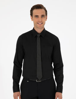 Siyah Regular Fit Uzun Kollu Basic G_mlek - Pierre cardin фото 3