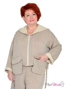 Жакет Модель №1552 размеры 44-84 - Plusmoda фото 2