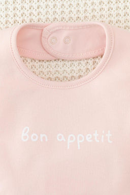 К 8526/бежево-розовый(bon appetit) фартук-нагрудник яс - Crockid фото 2