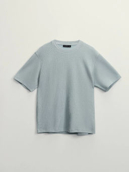 Футболка из фактурной ткани / Zarina  фото 7